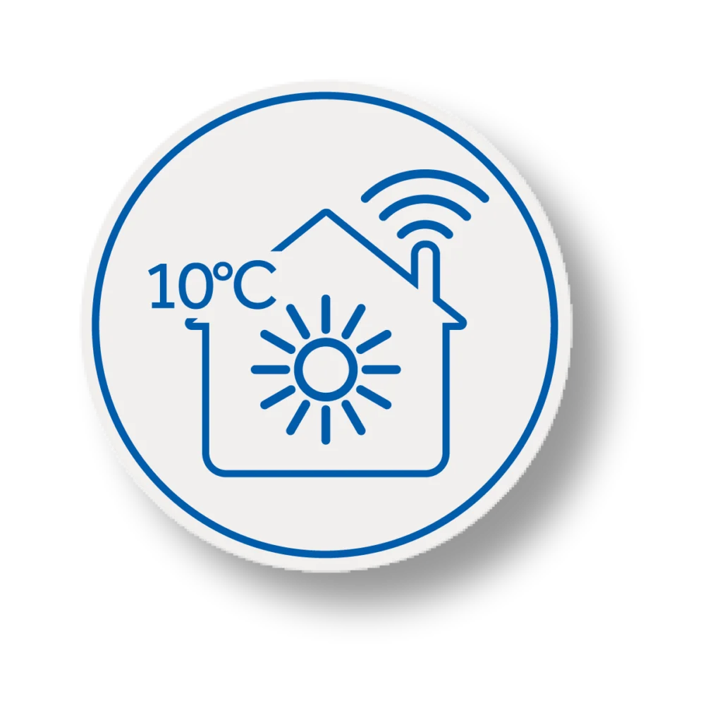 Λειτουργία Vacation Mode 10°C
