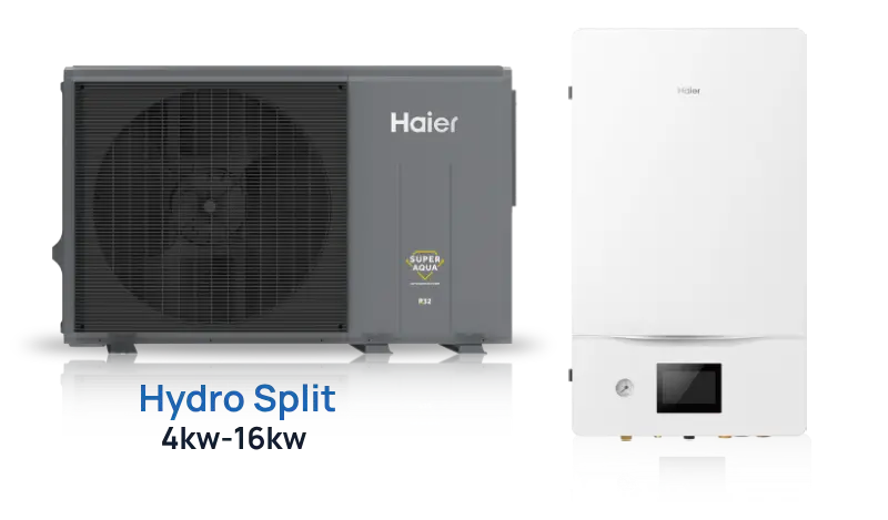 Αντλία Θερμότητας HAIER Super Aqua GT Hydro Split R290 GEN.2 στη Λάρισα